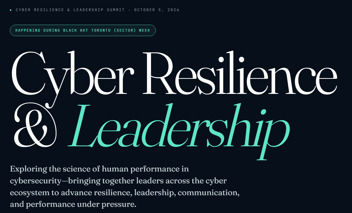 Cyber Resilience & Leadership Summit