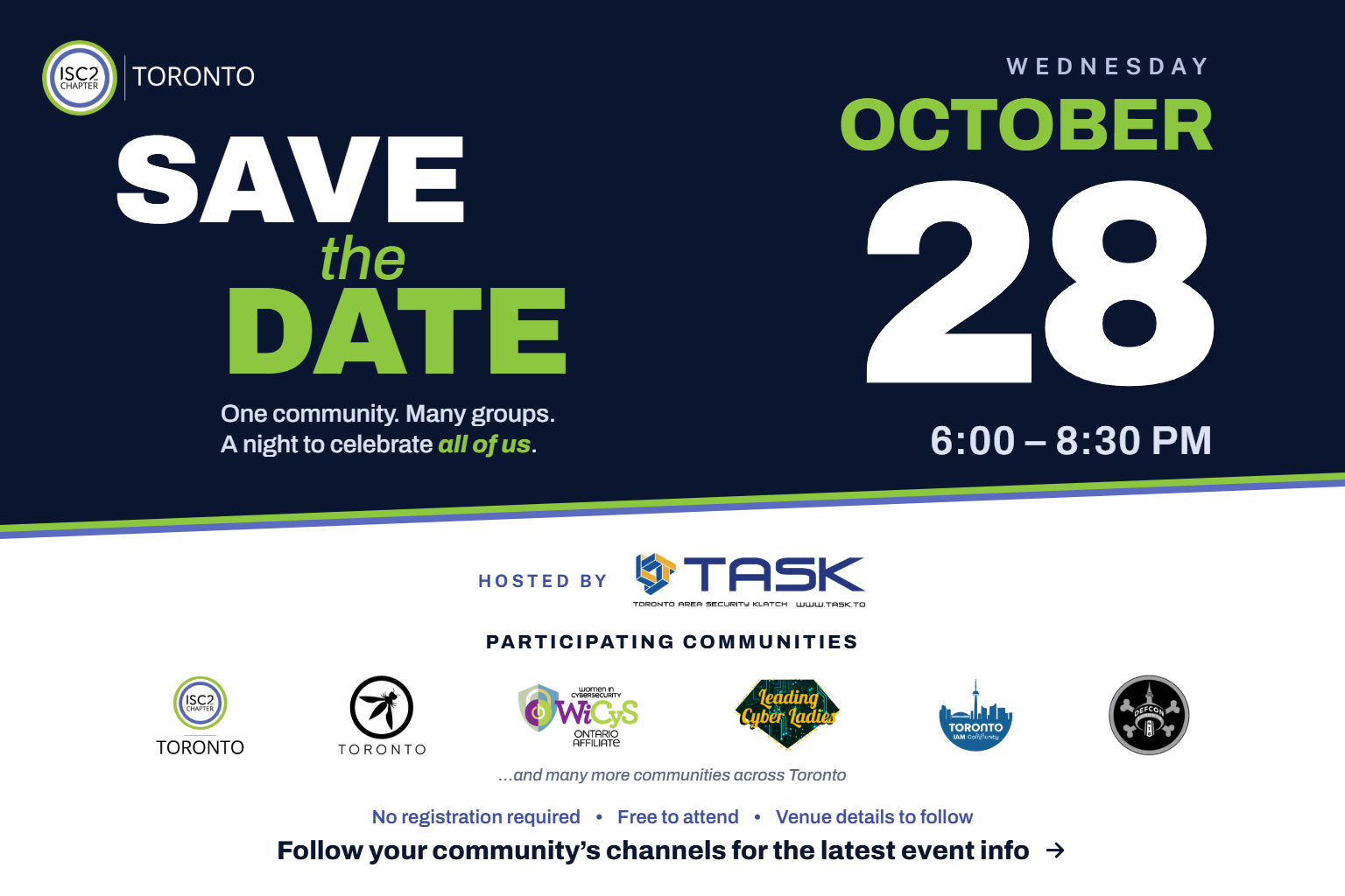 Monthly Event: Save the Date - One Community. Many Groups. A Night to Celebrate All of Us, hosted by TASK